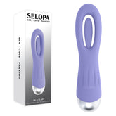 Selopa In A Flap 15 Centimeter USB Rechargeable Flicking Stimulator Purple STIMULATORS